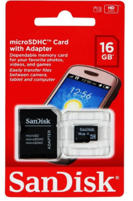 MEMORIA MICRO SD 16GB