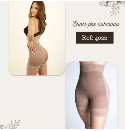 Short Pre-hormado Cocoa   size  XL   L    M