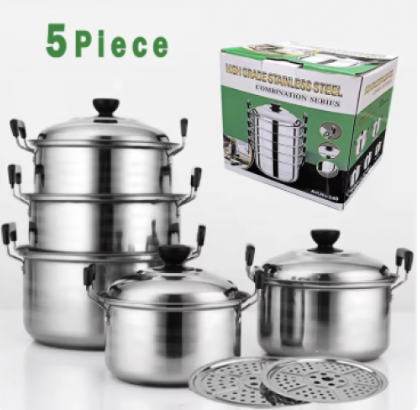 JUEGO DE OLLAS CON NEGRO