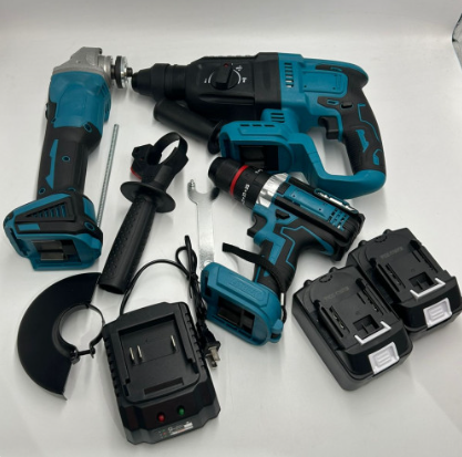 SET TALADRO-PULIDORA - MINITALADRO / 2 BATERIAS HD-0331