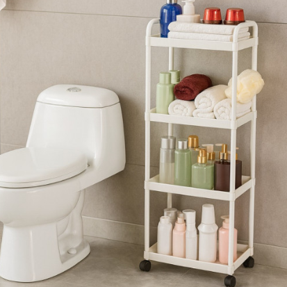 ESTANTE ORGANIZADOR DE BAÑO 4 NIVELES